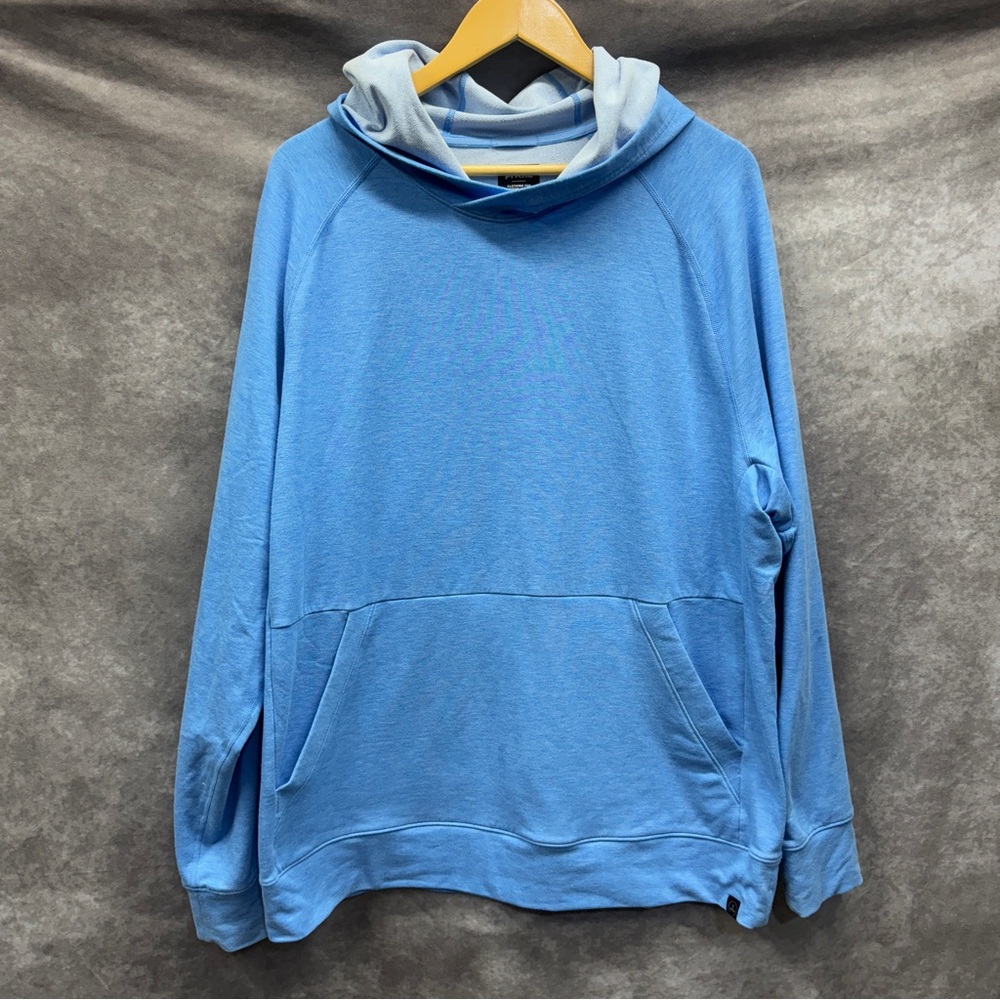 Prana Men’s Blue Hoodie Size XL